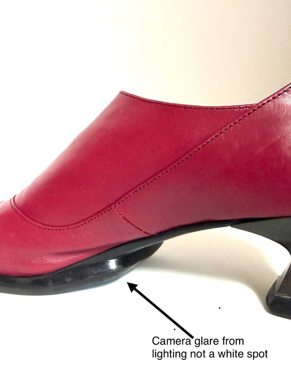 John Fluevog Gracias Cherry Size 10 - Picture 6 of 16